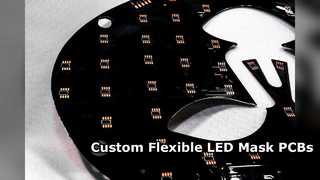 Soluzioni flessibili personalizzate per circuiti stampati per maschere di bellezza a LED