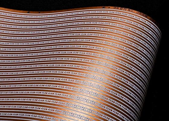 comprare Tavola PCB flessibile a doppio strato a 12 V personalizzata per illuminazione a strisce a LED online manufacture