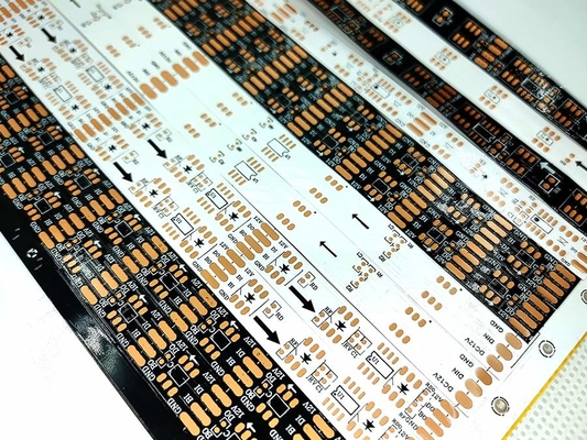 comprare 12V 24V colorato LED Strip PCB Board Design doppio strato Board con OSP antiossidante online manufacture