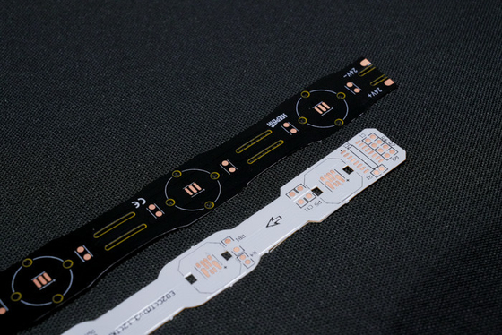 comprare Lente colorata - scheda speciale a forma di FPC con LED Light Strip FPC a doppia faccia Produzione e assemblaggio di PCB flessibili UL E477885 IATF16949 GB/T13485 SMT online manufacture