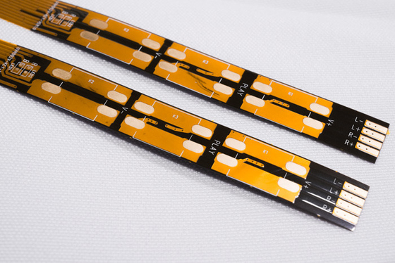 comprare Pannello luce ambientale per auto a riempimento parete 2835 RGB  Circuito FPC a doppio strato, pellicola gialla su entrambi i lati, testo bianco, scheda gialla placcata oro in superficie online manufacture