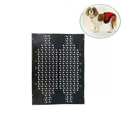 comprare Red infrared physiotherapy circuit board Medical grade flexible printed circuit Bending resistant LED physiotherapy belt FPC soft light board online manufacture