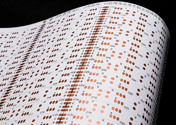 5050 RGB 12V doppio lato Flexible Printed Circuit Board per strisce LED