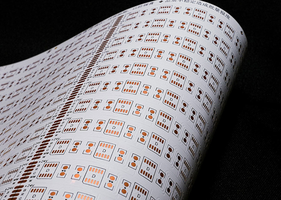 Flexible PCB Board per LED 5050 RGBWW 30LED 24V White Film FPC Board