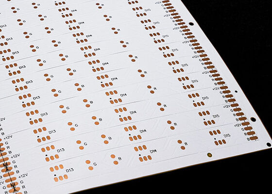 Circuito a strisce a LED flessibile a doppio lato a 12 V con antiossidante OSP per illuminazione a LED