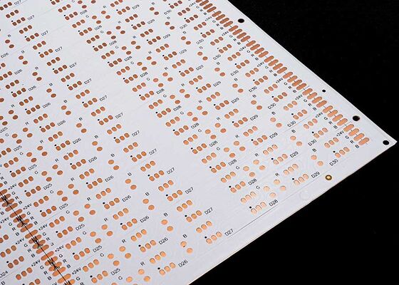 5050 RGB LED Strip Flexible Circuit Board a doppio lato 24V White Film Black Character OSP FPC