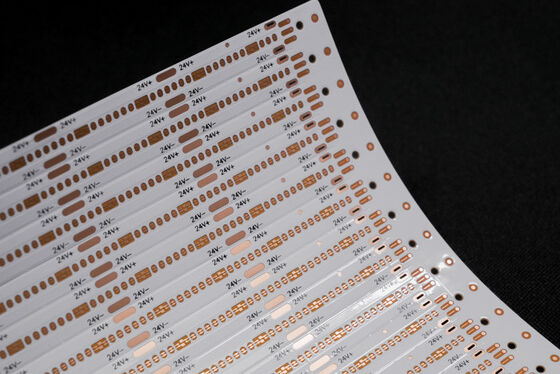 Striscia LED a doppio strato con pellicola bianca OSP antiossidante FPC flessibile resistente alla piegatura