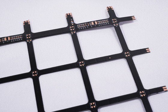 LED Grille sceen FPCB 2835 RGB colore magico LED dispaly FPC reticolare screnn FPCB Custom Electronic Printed Circuit Board Gold Plated Black Film Double Sided FPC DIY dispaly