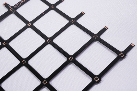 Vendita CALDA Schermo a griglia PCB flessibile con struttura a rete / Pattern 2835 RGB LED Display circuito stampato flessibile fabbrica
