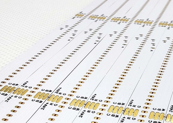 Doppio strato di LED COB PCB Flessibile Circuito Board Con Whiteboard E Black Text Design
