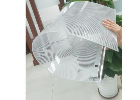 Display LED Flessibile Trasparente Personalizzabile con Luminosità 1600+ Nits, Impermeabile IP65 e Circuito a Doppio Strato per Pubblicità Esterna